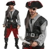 Joyfy Men Pirate Costume Plundering Sea Captain Set for Adults Halloween Themed Parties