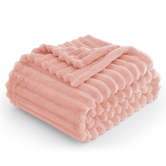 Joyfy Throw Blanket for Couch,Bed,Sofa,Pink Flannel Blanket,Soft Throw Blanket ,Gifts for Women Mom Girls,Throw Home Room Decor Aesthetic for Women Mothers Christmas Birthday Gifts 50x60 Inches