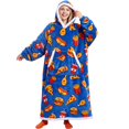 thumbnail image 1 of Joyfy Wearable Blanket Hoodie for Adults Gifts for Teen Girls Sister Women Sherpa Fleece Printed Hooded Blanket Sweatshirt Warm Cozy with Pocket & Sleeves, 1 of 7