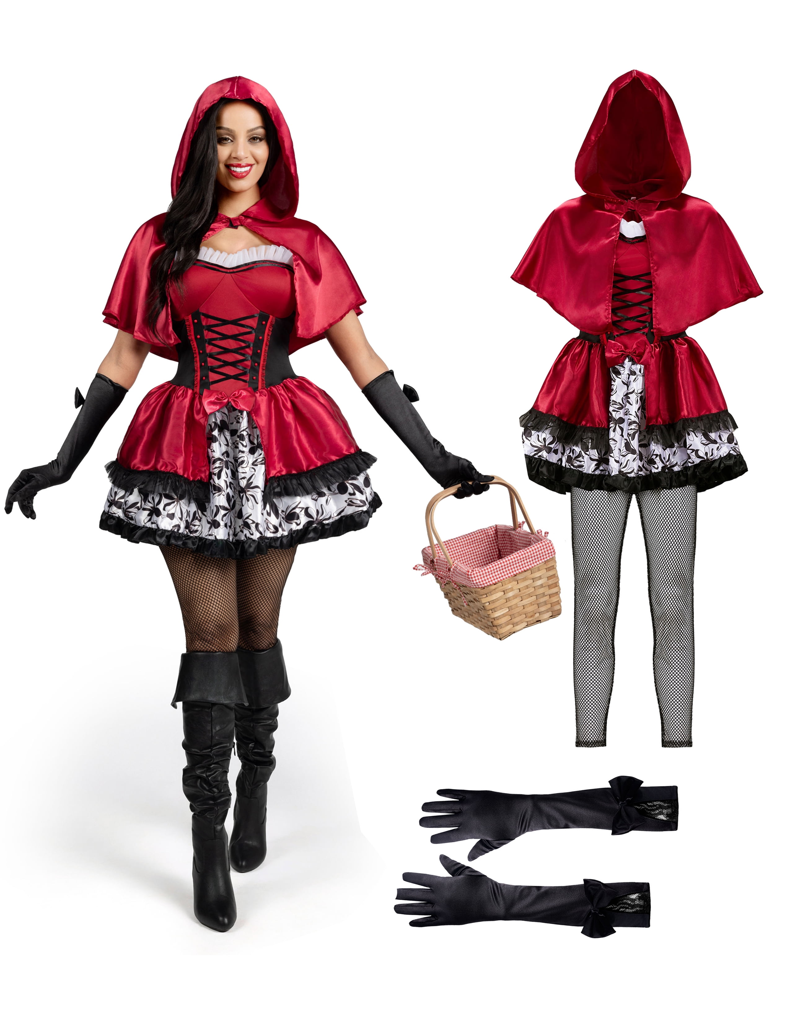 Customer reviews for Joyfy Women Little Red Riding Hooded Costume with ...