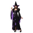 thumbnail image 1 of Joyfy Women's Classic Witch Halloween Costume-M size 2026, Witch Costume Set with Witch Dress & Hat Accessories for Halloween Cosplay Party, 1 of 6