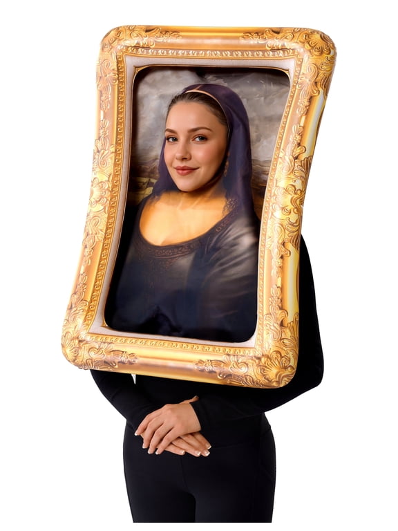 Women's Mysterious Smile Halloween Costume, Adult Female Creepy Smile Face Dress up Cosplay Spooky Funny Costume for Halloween Trick or Treat