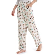 Joyfy Women's Pajama Pants, Soft Flannel Fleece Pajama Bottoms, Sleep and Lounge Pants with Pockets and Drawstring