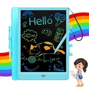 Joyggle LCD Writing Tablet, 10 inch Large Colorful Screen Writing Pad Drawing Pad, Doodle and Scribbler Board for Kids, Educational Learning Toys School Gifts for 3-12 Year Old Girls Boys-Blue