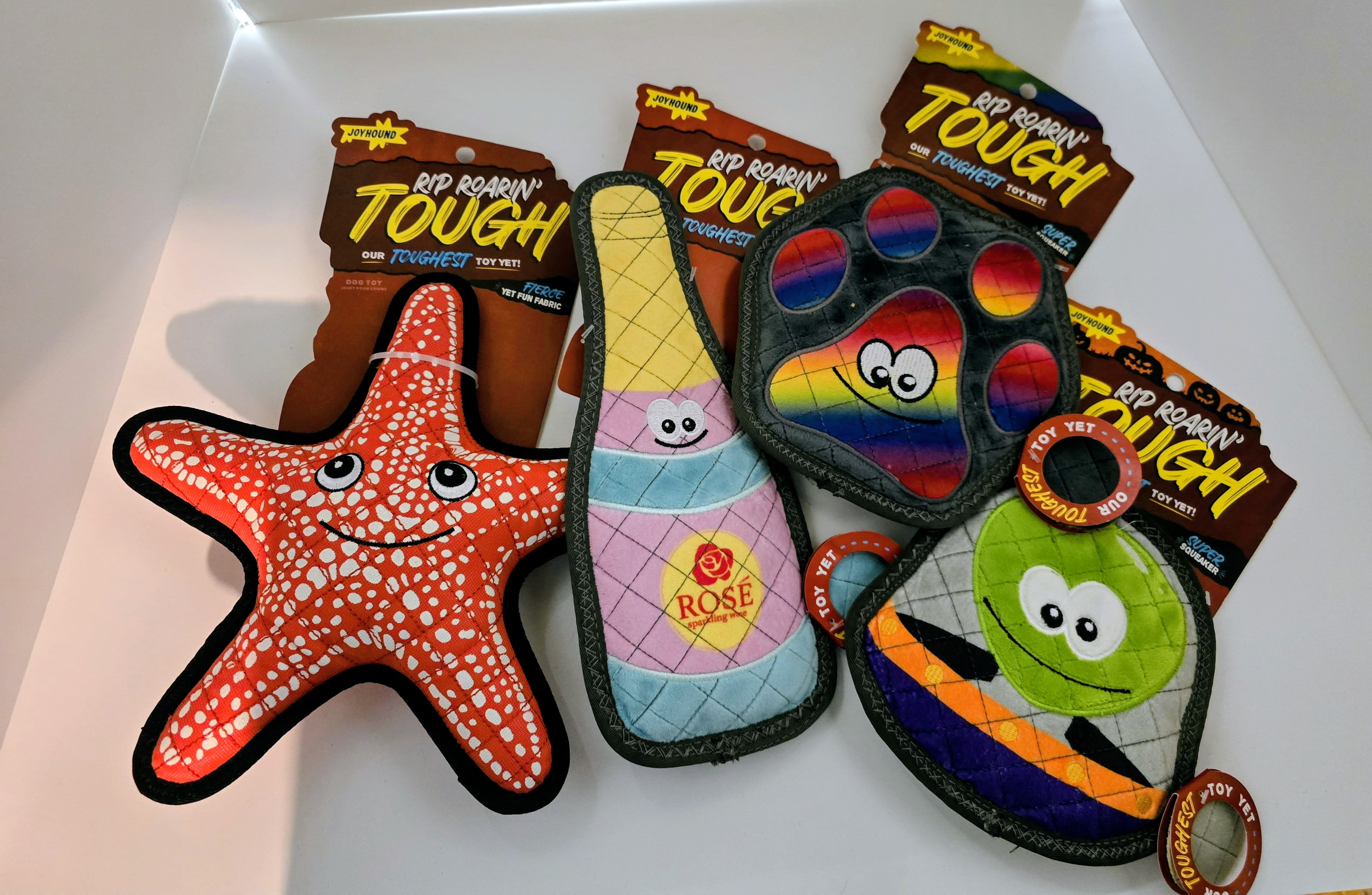 Joyhound Rip Roarin' Tough Dog Toy - Super Squeaker - Aggressive Chewers --  MYSTERY ASSORTMENT 1 PIECE - Walmart.com
