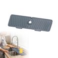 Joyioe Kitchen Sink Splash Guard Silicone Faucet Mat 7 Degree Slope ...