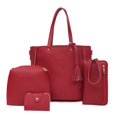 thumbnail image 1 of Joyioe Women 4 Piece Handbag Set PU Leather Tote Crossbody Wallet Shoulder Bags Purse Gift, 1 of 1