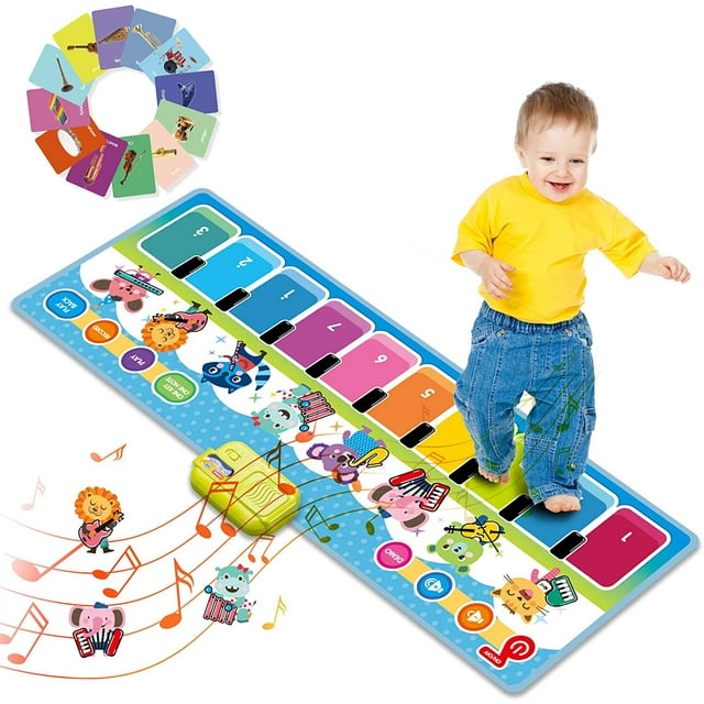 Joyjoz Floor Musical Mat Baby Dance Piano Floor Mat, Baby and Toddler Music Toys for Boys Girls
