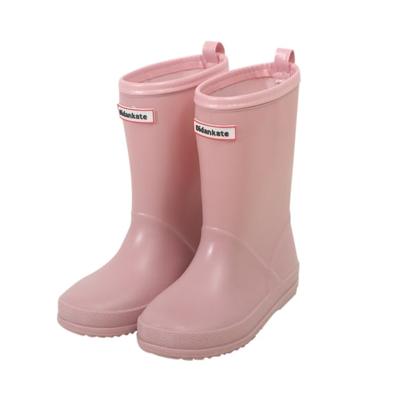Joykidd Toddler Mid‑Calf Rain Boots Soft Lightweight Waterproof Anti-Slip Pull-On Booties for Rainy Day Outdoor Outfits Play Water