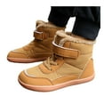 thumbnail image 1 of Joykidd Toddler Soft Thick Plush Winter Snow Boots High Top Hook and Loop Lightweight Hiking Boots for Outdoor Winter Daily Wear, 1 of 6