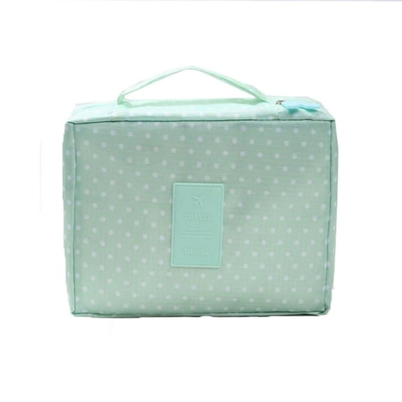 Joykith Pouch Waterproof Travel Kit Organizer Bathroom Storage Toiletry Bag With Hanging Hook Hanging Organizer Bag For Women Girls (Green) Makeup Organizer Case