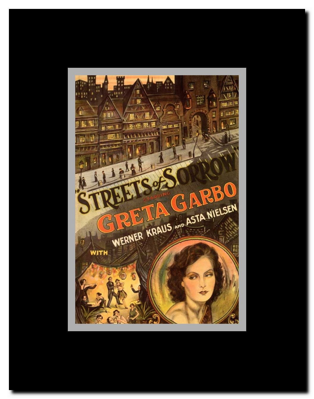 Joyless Street Framed Movie Poster