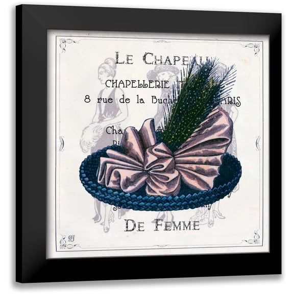 Joyner, Ginny 12x12 Black Modern Framed Museum Art Print Titled - Haute Couture II