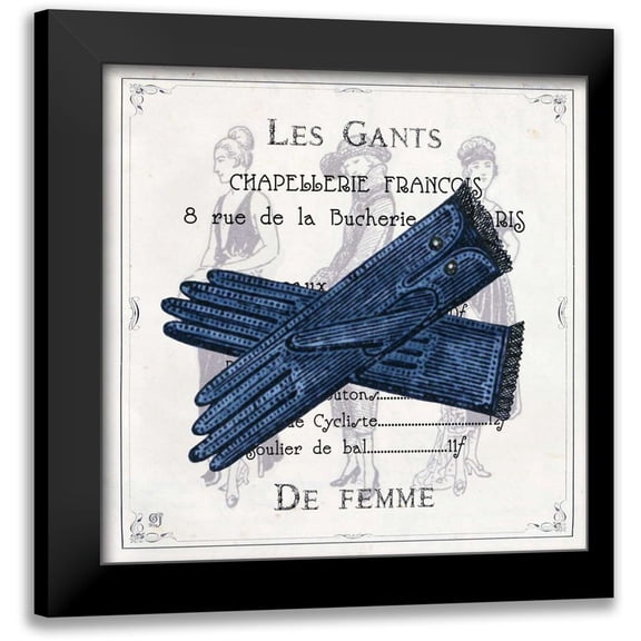 Joyner, Ginny 12x12 Black Modern Framed Museum Art Print Titled - Haute Couture IV