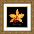 thumbnail image 1 of Joyner, Ginny 26x26 Gold Ornate Wood Framed with Double Matting Museum Art Print Titled - Vivid Orchid VI, 1 of 4