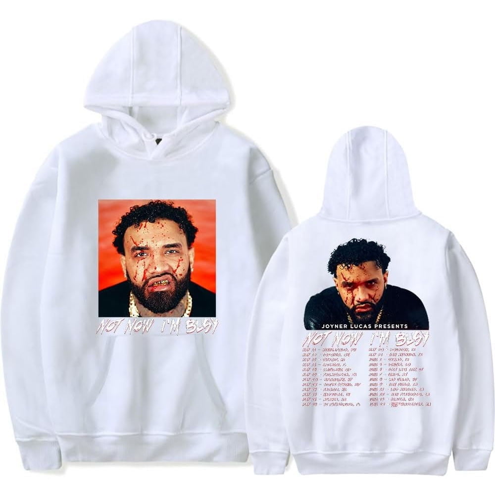 Joyner Lucas Not Now I'm Busy Tour 2024 Hoodie Merch Casual Hooded