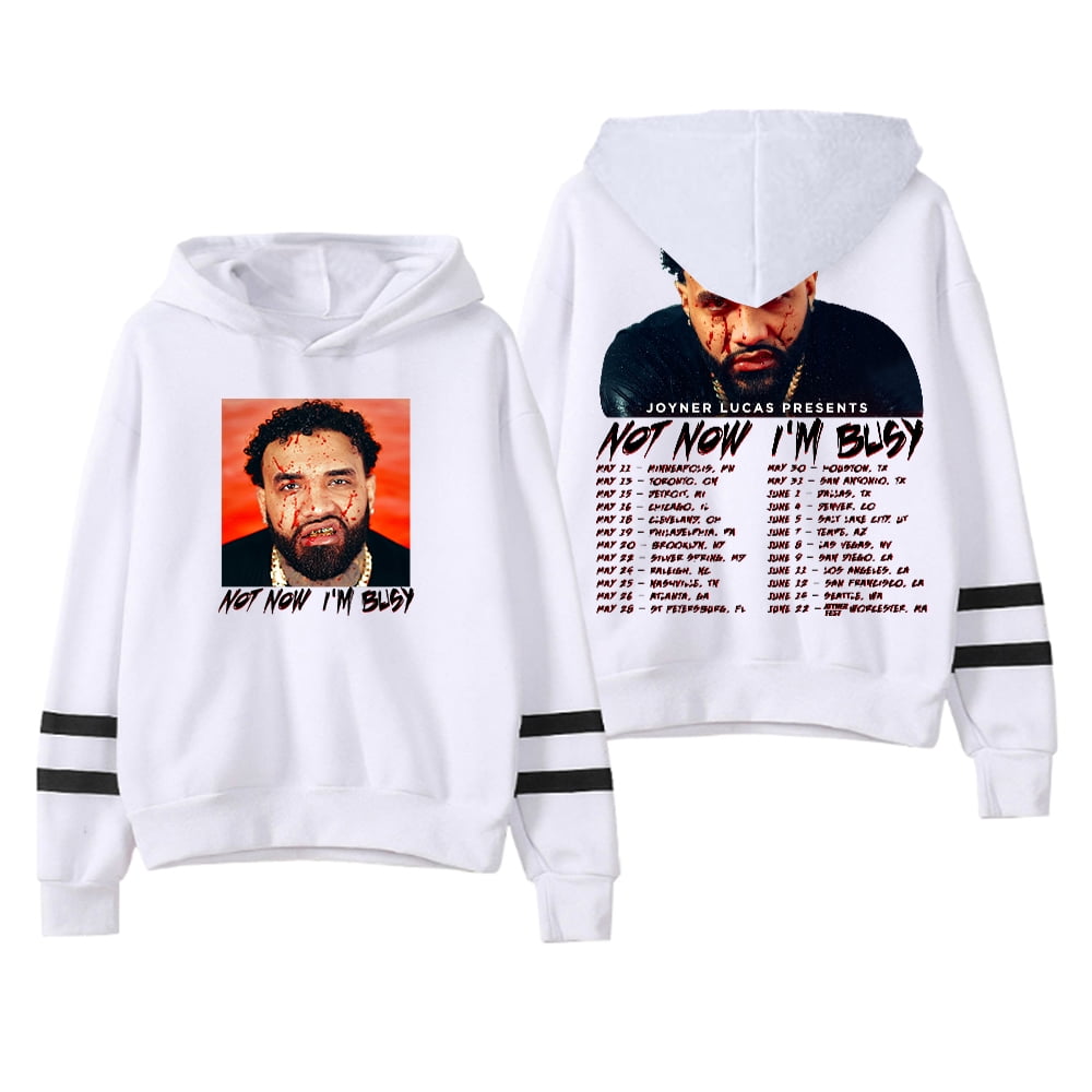Joyner Lucas Not Now I'm Busy Tour Hoodie Women Men Pocketless Parallel