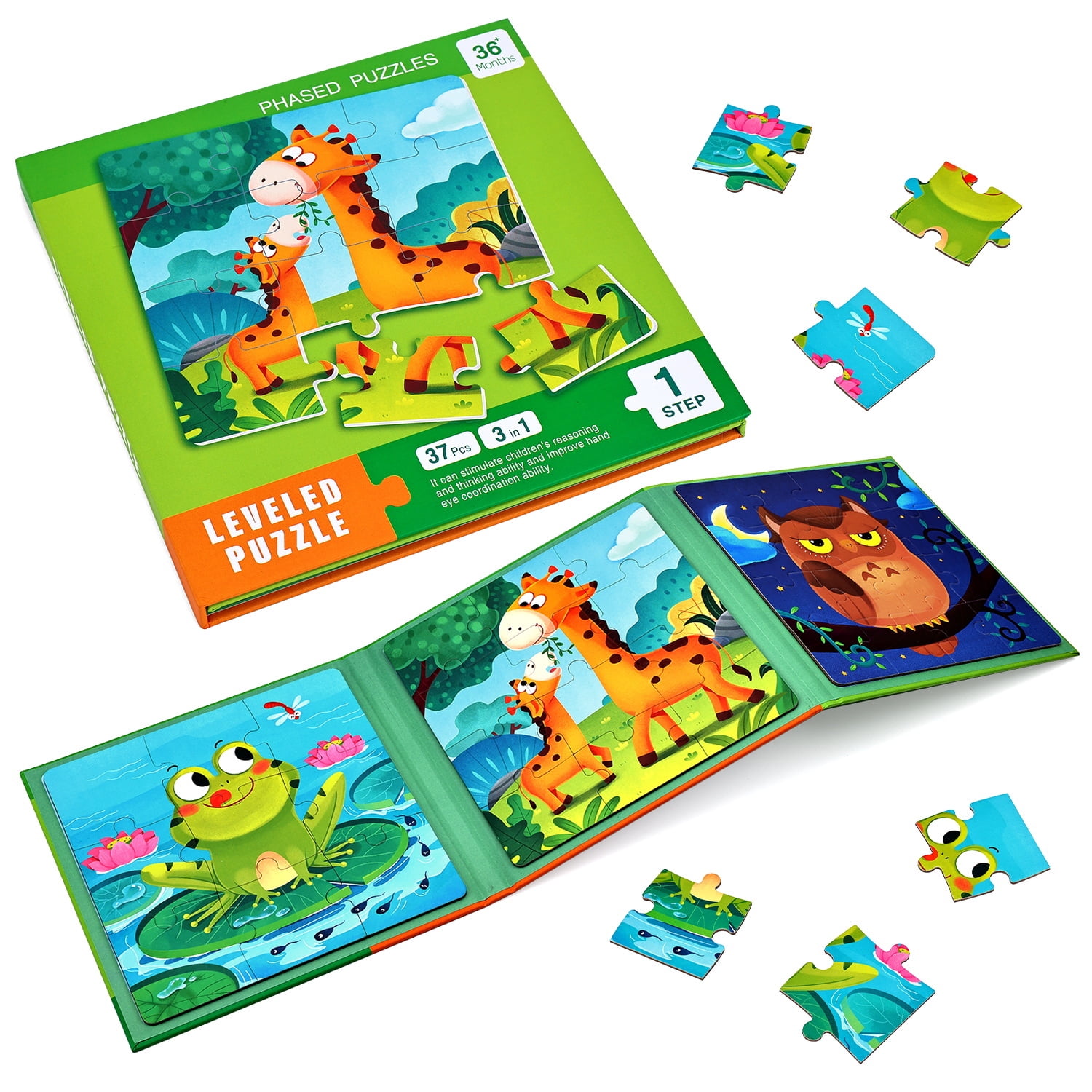 Montessori Mama Jigsaw Puzzles for Kids Ages 4-8 | Wooden Puzzles for Kids  Ages 3-5 | 3-Pack Kids Pu…See more Montessori Mama Jigsaw Puzzles for Kids