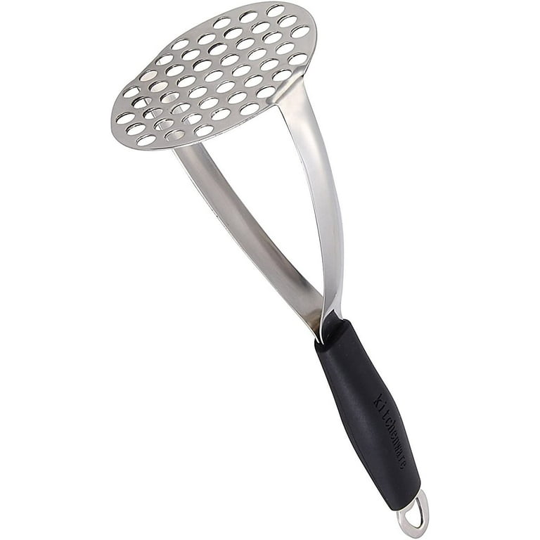 Cook With Color Hand Held Potato Masher - Professional Stainless Steel with  Soft Comfort Handles Food Masher - Perfect for Potatoes, Beans, Vegetable