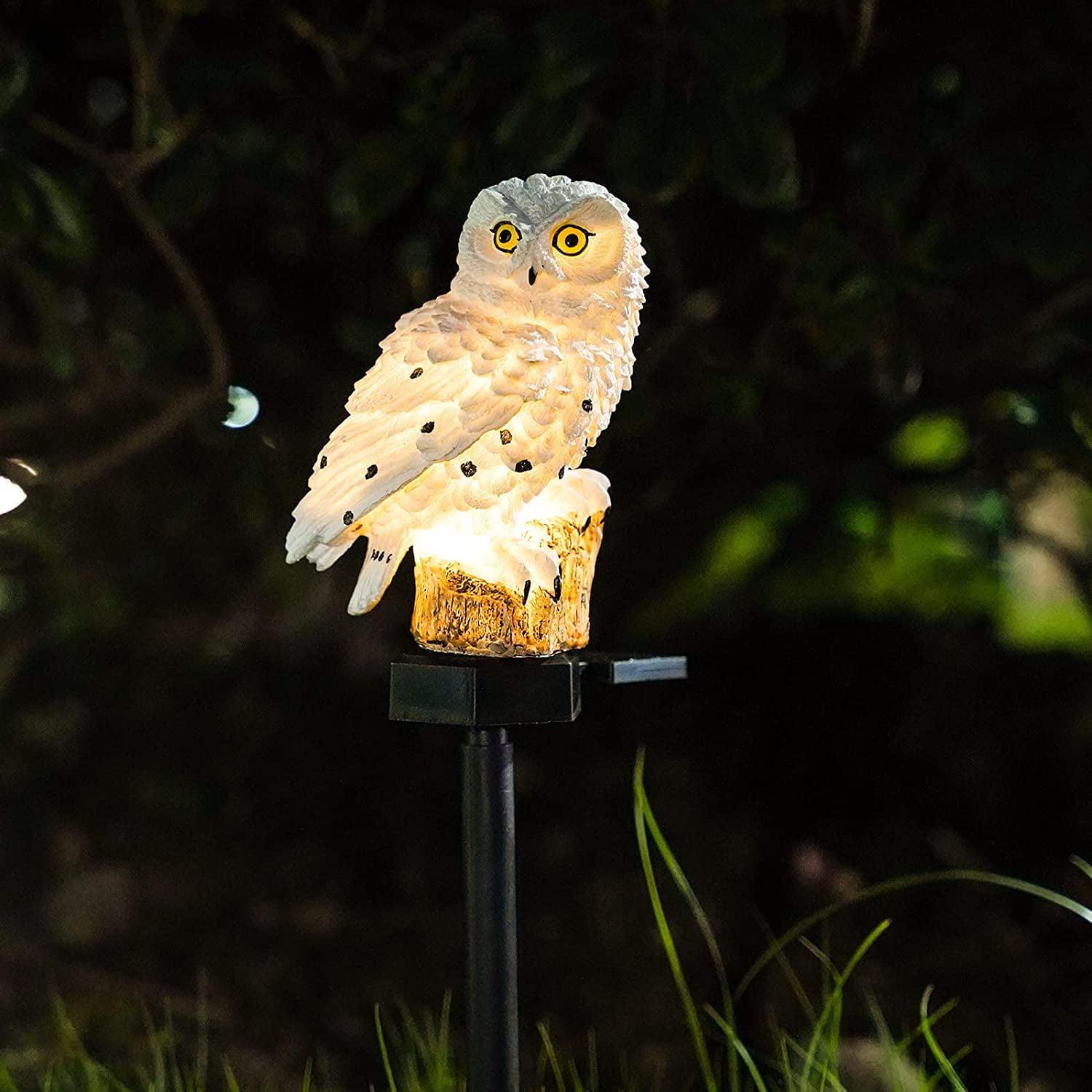 Joyoldelf Solar Owl Lights, Garden Decoration Lawn Landscape Lights, Waterproof Outdoor LED