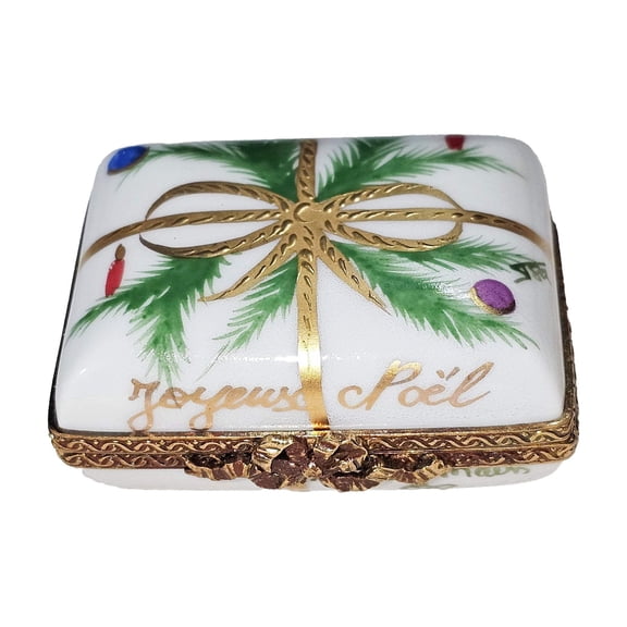 Joyous Noel Limoges Box for Holiday Cheer Limoges Box Porcelain Figurine