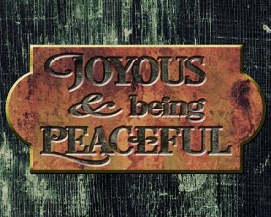 Joyous and Being Peaceful - Green Canvas Art - Lynn Garwood (24 x 30)