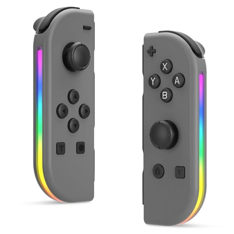Joypad Controller (L/R) for Nintendo Switch Controller, Support Dual Vibration/Motion Control/RGB Light (Gray) Joypad Controller (L/R) for Nintendo Switch Controller, Support Dual Vibration/Motion Control/RGB Light (Gray)