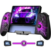 EUROA Switch Joycon Controller for Christmas Gift, Switch Controller for Nintendo Switch/OLED with Programmable, Turbo, Vibrations Function