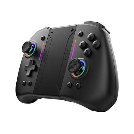 Joypad Wireless Pro Controller for Nintendo Switch & OLED Game Joystick Wake-up 6 Axis Gyro Gamepad-Black