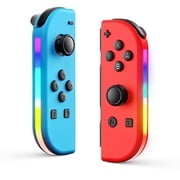 Switch Controller for Nintendo Switch/Switch/Lite/OLED,Wireless Left and Right Switch Controller Support Dual Vibration/Motion Control/Wake-up/Screenshot/RGB Light
