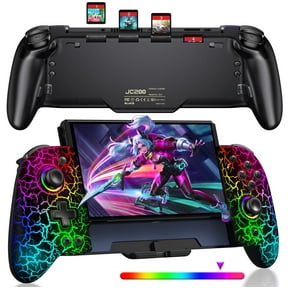 Joypad for Switch/OLED,ESYWEN Switch Controller Replacement for Switch Joy Cons with Handheld Grip,Turbo,Vibrations,Programmable
