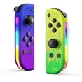 thumbnail image 1 of Switch Controllers for Nintendo Switch/Lite/OLED,Wireless Game Controller(L/R) Support Colorful RGB Light/Motion Control/Wake Up Function/Six Axis/Turbo Function, 1 of 6