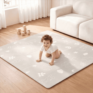 Joypony Baby Play Mat, 47 x 47 inch Foldable Play Mats for Babies and Toddlers, Waterproof & Anti-Slip Portable Playmat for Playpen