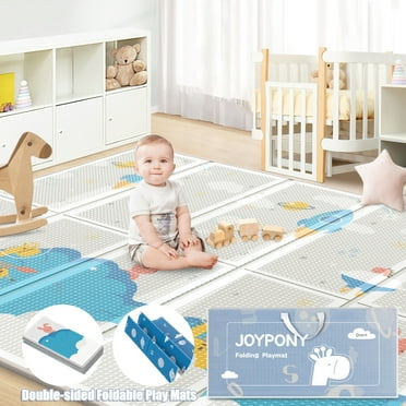 Joypony Baby Play Mat 71" x 79" x 0.4" – Lightweight Foldable Mat for Infants and Toddlers