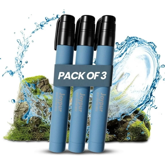 Joypur Portable Water Filter Straw for Survival, Camping, Hiking and Emergency Use