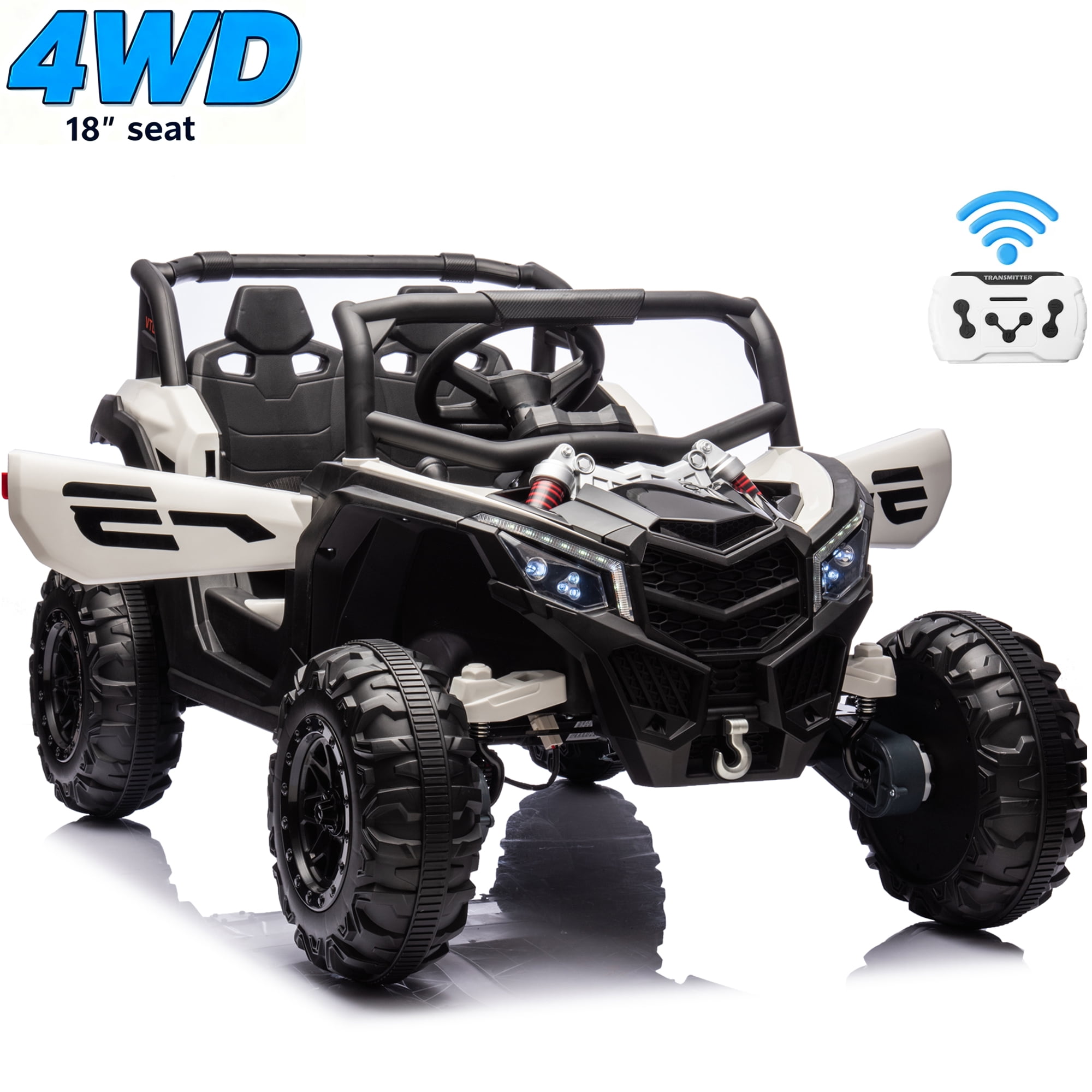 Joyracer 24V Ride Ons, 2 Seater Power Car Wheels, Gift for Kids with ...