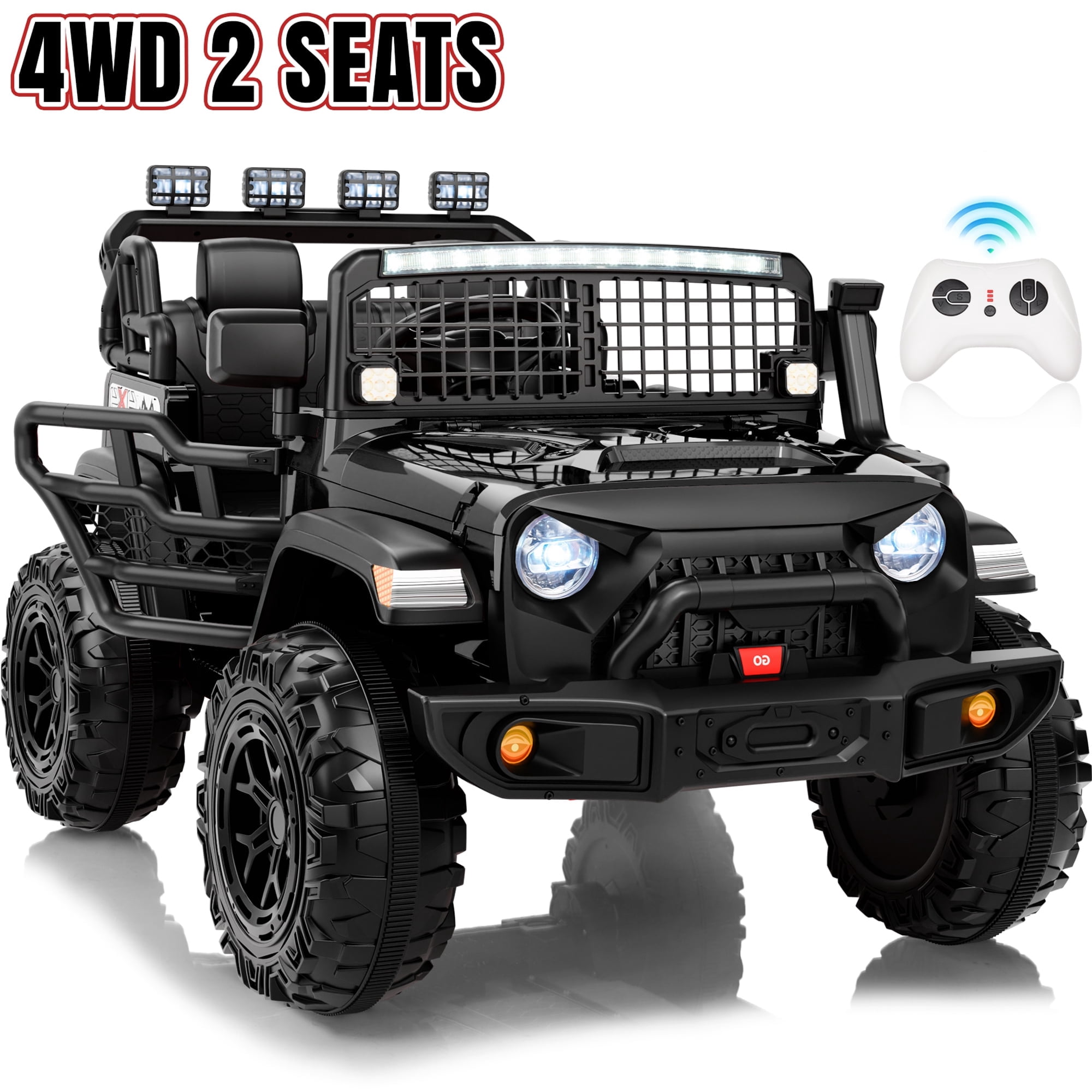 Ridable Vehicle Joyracer 24V Electric Rideable Kids Truck Car, 2*200W, 3 Speeds, LED ...