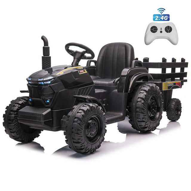 Joyracer 24 Volt 400W Powered Ride on Tractor with Remote Control, 6-Wheel Big, 9AH Battery Powered