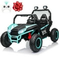 Joyracer 24 Volt Ride on Toys with Remote, Metal Frame Electric Powered offRoad UTV with 2 XL