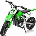 thumbnail image 1 of Joyracer 24V Electric Dirt Bike for Kids, 250W Powered Motorcycle,Ride on Toys with 3 Speed Modes, Twist Grip Throttle, Rear Disc Brakes, 15" Pneumatic Tire, Green, 1 of 6