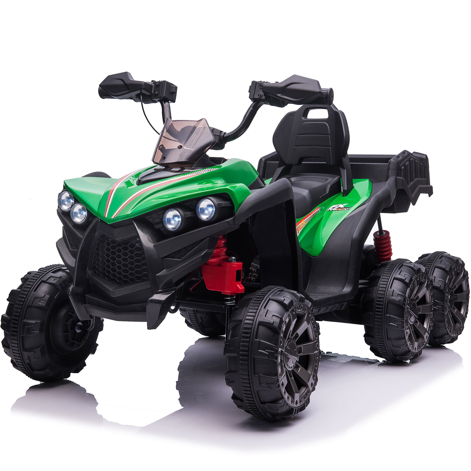 Joyracer 24V Kids Ride on ATV with 2 Seater, 6 Wheelers with 100W Motor