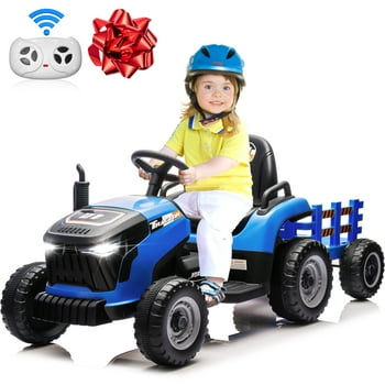 Joyracer 24V Ride on Truck Car with Remote Control, Electric Battery Powered Ride on Toys for Toddlers w/ 3-Speed, Suspension, LED Lights, Music, Bluetooth, MP3, Black