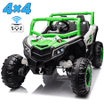 thumbnail image 1 of Joyracer 24 Volt Ride on Toys for Kids, 4WD Electric Power UTV Wheels with 800W Motors, Remote Control, Bluetooth, Spring Suspension, LED Light, Green, 1 of 12