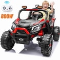 thumbnail image 1 of Joyracer 4WD 24 Volt Ride on Toys, 2 Seater Electric Cars, Birthday Gift for Kids with 800W Motors, Remote Control, Bluetooth, LED Light, Red, 1 of 9