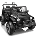 thumbnail image 1 of Joyracer 800W 24 Volt Ride on Toys for Big Kids, 4WD/2WD Switchable, 2 Seater Ride on Truck Car w/ Remote Control, Power Car Wheels, 3 Speeds, Spring Suspension, Bluetooth Music, Black, 1 of 12