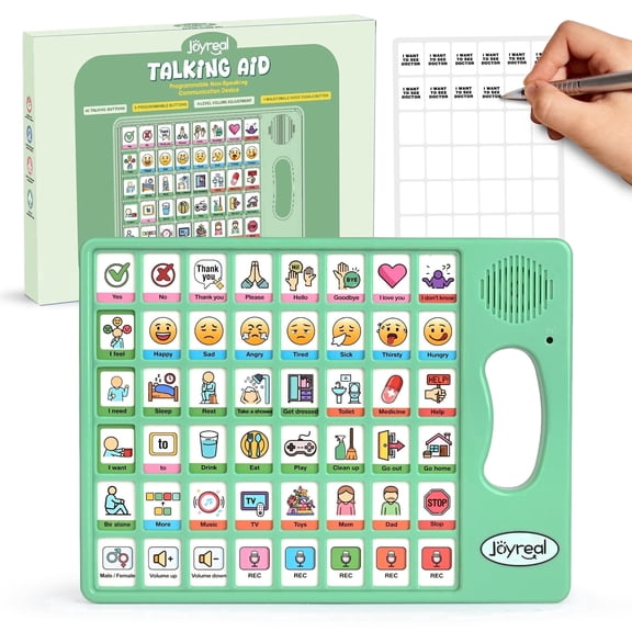 Joyreal AAC Autism Device Speech Aid with 5 Programmable Buttons