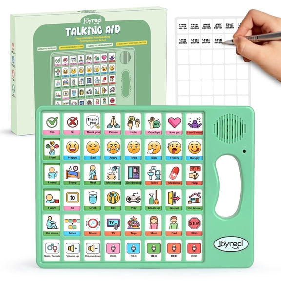Joyreal AAC Autism Device Speech Aid with 5 Programmable Buttons