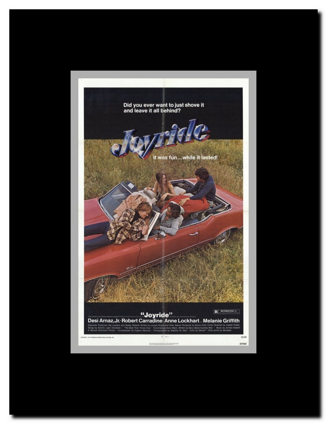 Joyride Framed Movie Poster