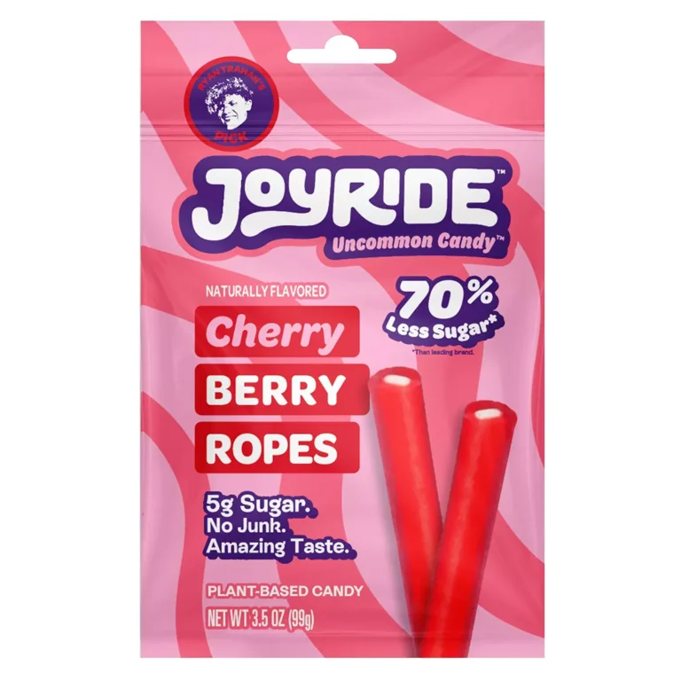 Joyride, Chewy Cherry Filled Candy Ropes, 3.5oz, Sour Fruit Flavor