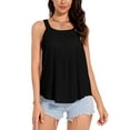 thumbnail image 1 of Joyshaper Built in Bra Tank Tops for Women Loose Fit Camisoles Cool Flowy Cami S-3XL, 1 of 6